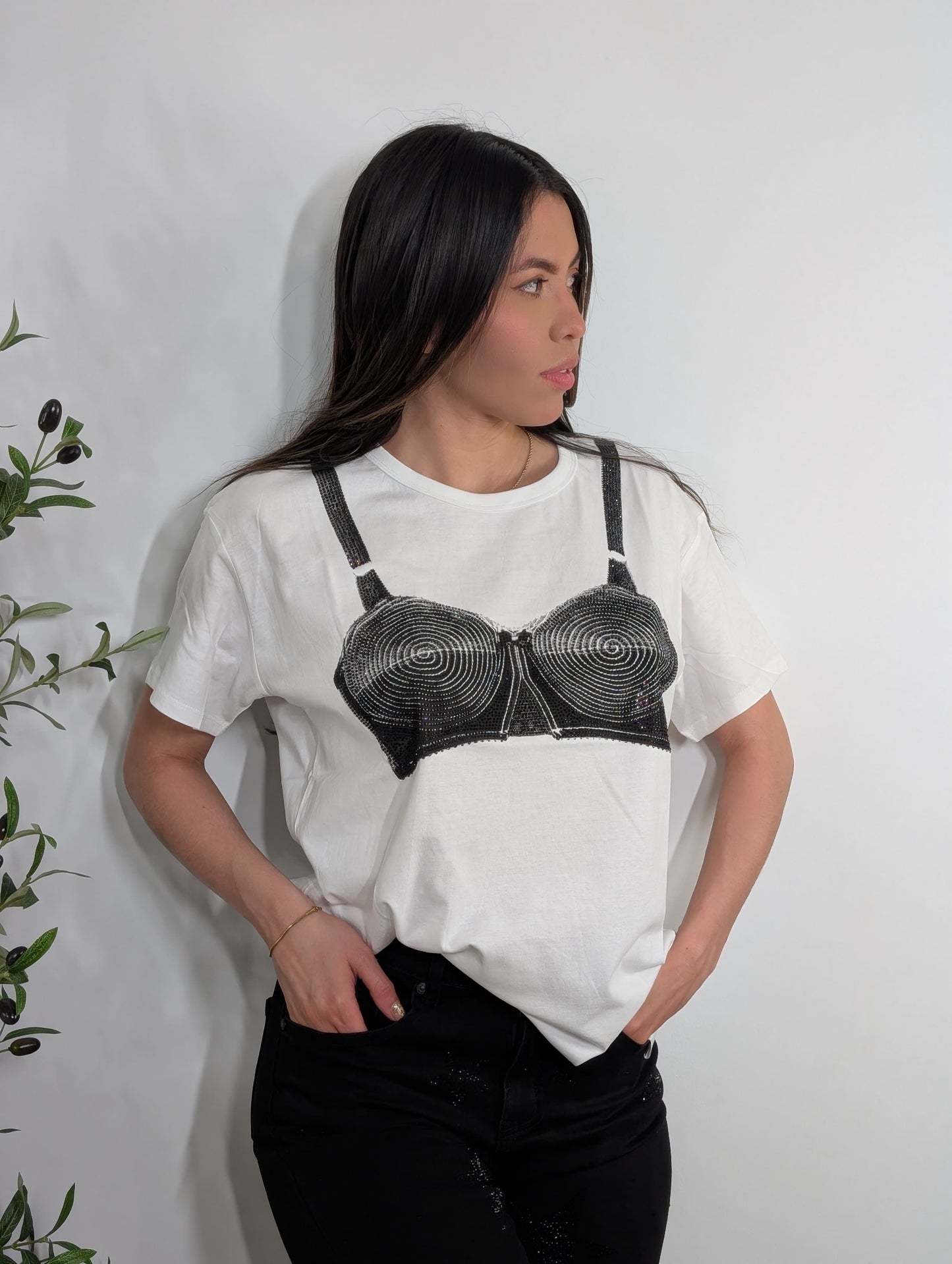 Blusa brazier piedras