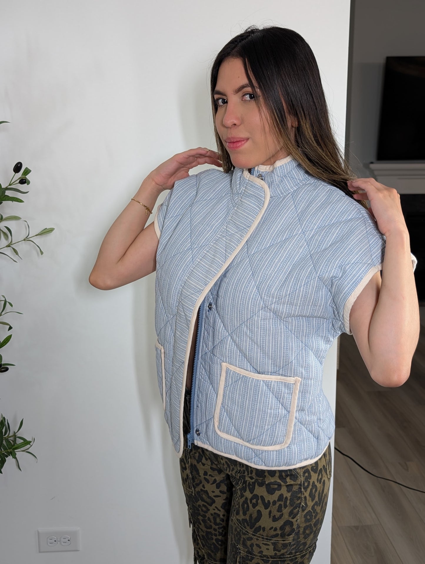 Chaleco azul