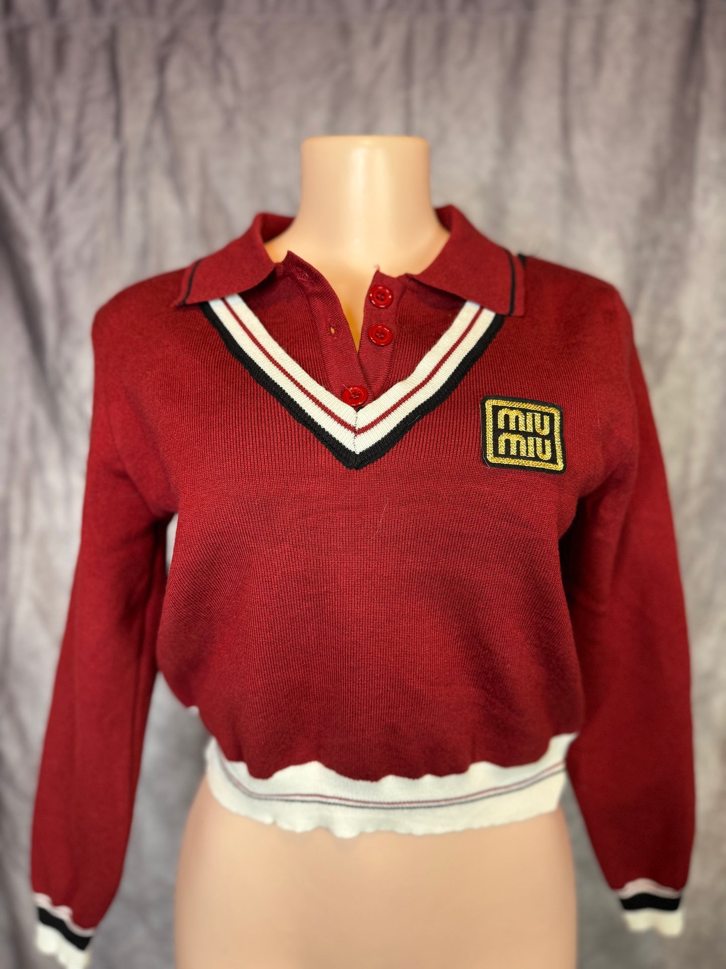 Sueter Miu Miu rojo