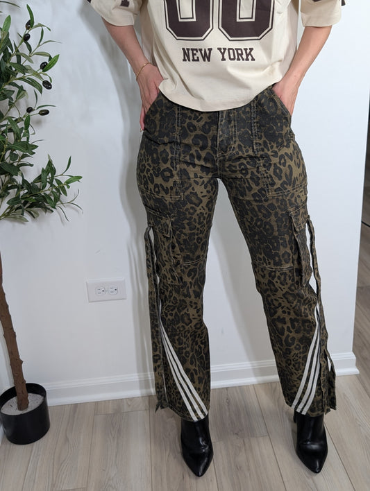 Pantalon leopardo super stretch