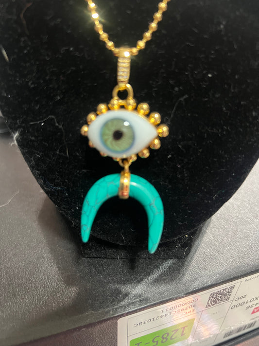 Collar Ojo verde