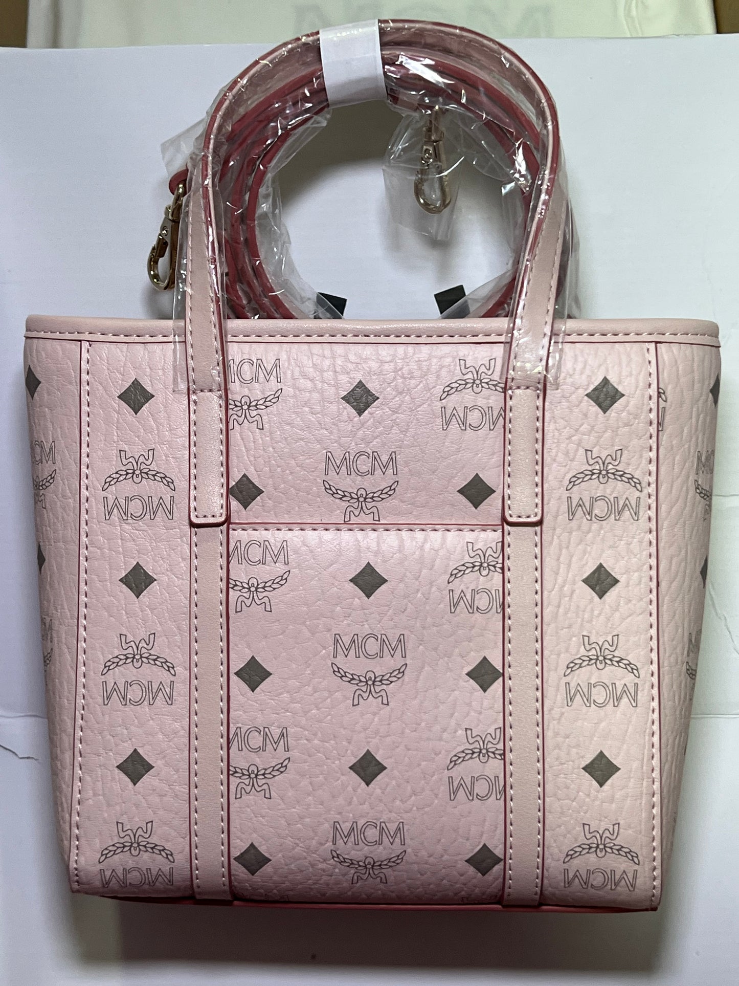 MCM bolsa Rosa